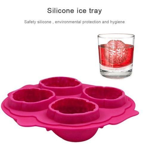 Silicone Brain Freeze Shaped Ice Cube Tray  Delivery