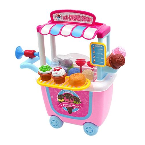Lovely Kids Role Play, Ice  Shop, Workbench, Dress Up Game, Toy