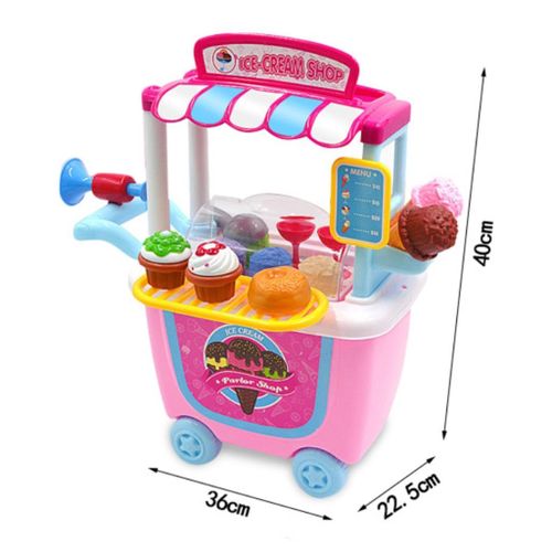 Lovely Kids Role Play, Ice  Shop, Workbench, Dress Up Game, Toy