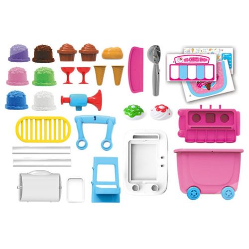 Lovely Kids Role Play, Ice  Shop, Workbench, Dress Up Game, Toy