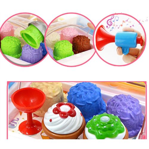 Lovely Kids Role Play, Ice  Shop, Workbench, Dress Up Game, Toy