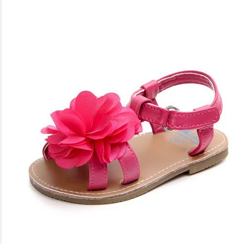 Toddler Red Baby Girls Sandals,Girls Sunflower Sandals Light Princess Shoes,Toddler Little Girl's Flowers Sandals Baby Lighted Soft-Soled Shoes