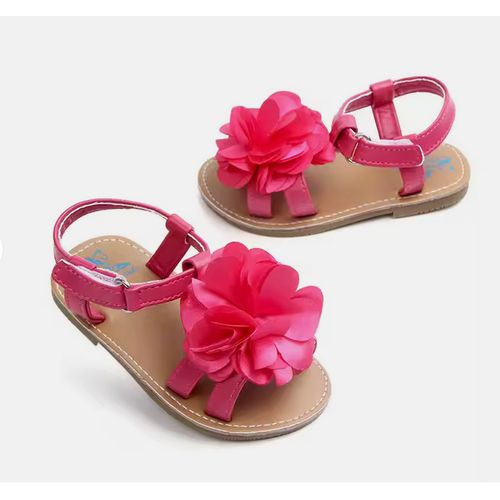 Toddler Red Baby Girls Sandals,Girls Sunflower Sandals Light Princess Shoes,Toddler Little Girl's Flowers Sandals Baby Lighted Soft-Soled Shoes