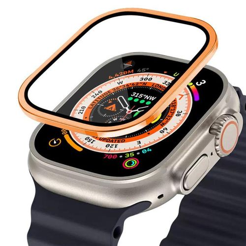 Aluminum Alloy Case For Apple Watch Ultra 49mm Metal Cover Screen Glass Protects Shell For iWatch Series Ultra2 49mm Accessories