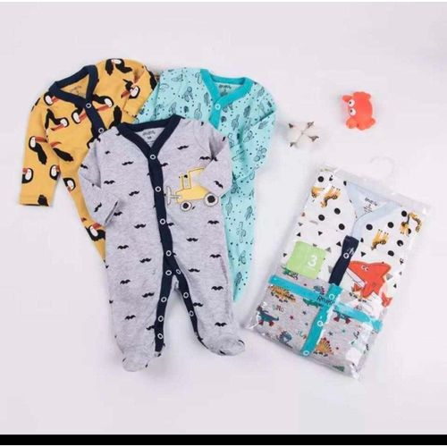 Baby Cotton Romper Overalls- Multicolor Baby boy