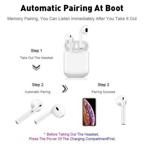 I12 Bluetooth 5.0 Touch Control Wireless Headphones