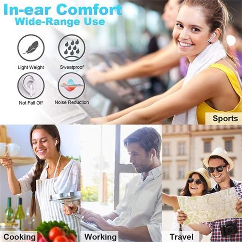 I12 Bluetooth 5.0 Touch Control Wireless Headphones