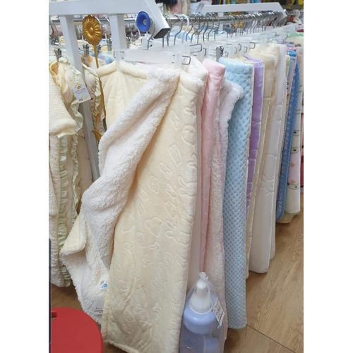 Kulumeng Good Baby Baby Soft Thick Layer Blanket - Yellow