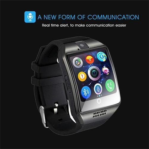 Full Touch HD Display Smart Watch Touch Screen Q18 Bluetooth Smart Watch with Camera/SIM Card Slot