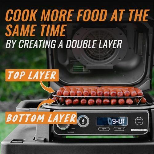 1PCS Stainless Oven Grill Rack Air Fryer Basket for Ninja Wo