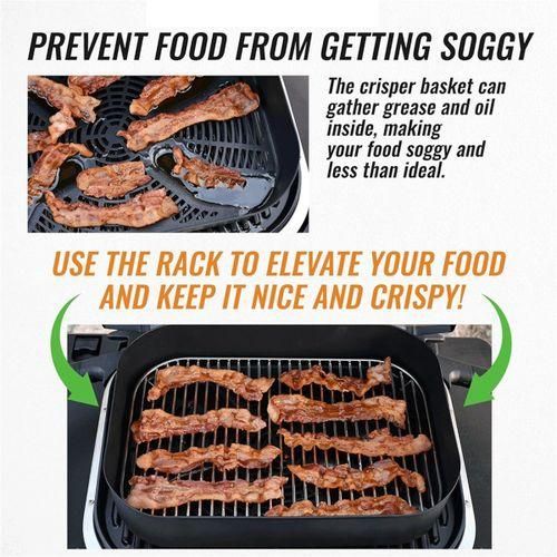 1PCS Stainless Oven Grill Rack Air Fryer Basket for Ninja Wo