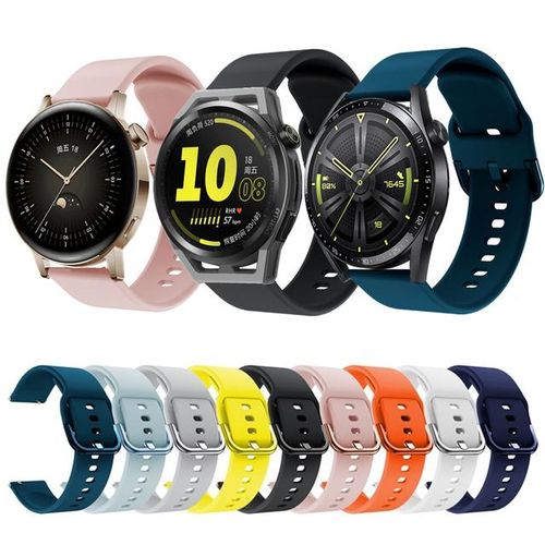 2in1 Strap Case For Huawei Watch Gt Runner Gt3 Gt2 Pro 2e Protector Cover Silicone Smartwatch Bracelet Tpu Bumper Combination