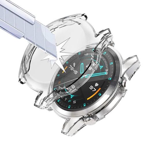 2in1 Strap Case For Huawei Watch Gt Runner Gt3 Gt2 Pro 2e Protector Cover Silicone Smartwatch Bracelet Tpu Bumper Combination