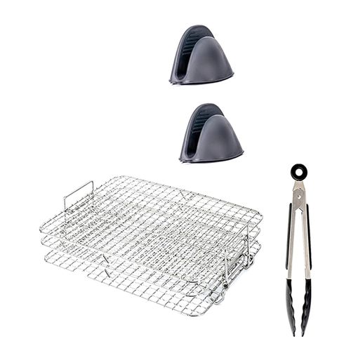 Air Fryer Rack for Foodi Grill XL Air Fryer, Multi-Layer Deh