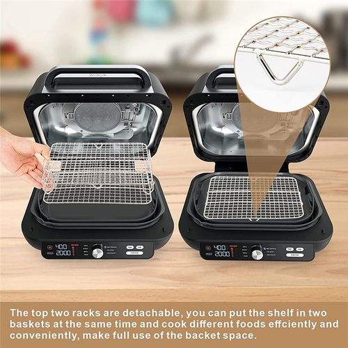 Air Fryer Rack for Foodi Grill XL Air Fryer, Multi-Layer Deh
