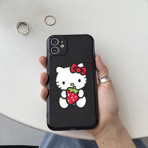 Hello Kitty For Iphone13 Black Case For Iphone13 Promax 12 Pro 11 11pro 12 12promax 13pro Xr 11promax Xsmax 78cartoon Phone Case