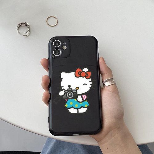 Hello Kitty For Iphone13 Black Case For Iphone13 Promax 12 Pro 11 11pro 12 12promax 13pro Xr 11promax Xsmax 78cartoon Phone Case