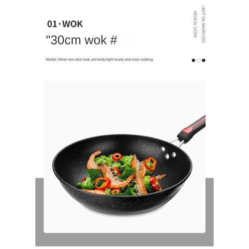 Three-piece pot set thickened pan gift box
