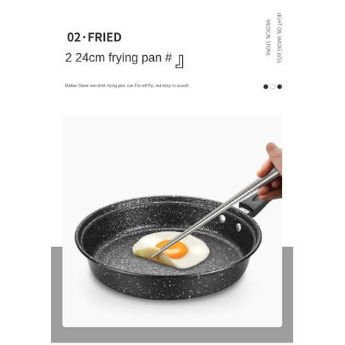 Three-piece pot set thickened pan gift box