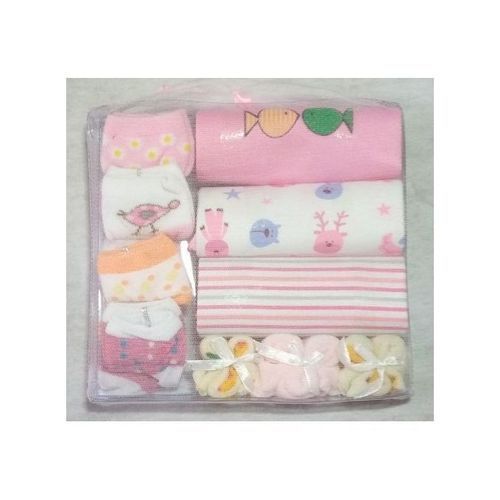 10pc Cotton Overalls Pack With Socks - Multi Colored