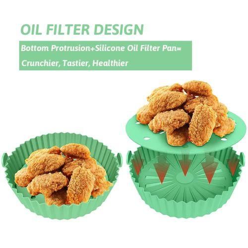 Air Fryer Linergood 10 Inch Reusable Silicone Air Fryer PotgoodNon