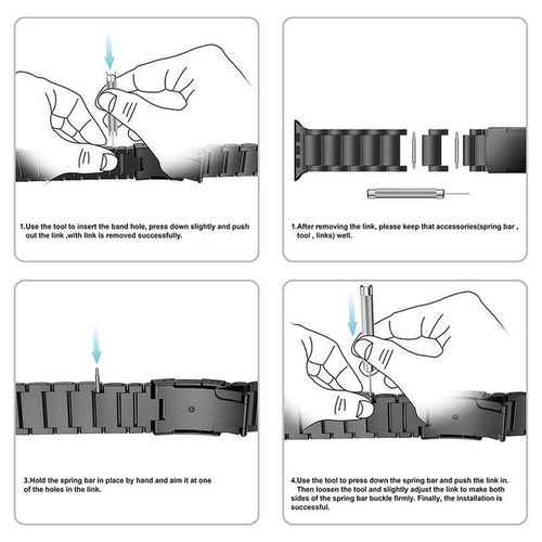 Titanium Metal Strap For Galaxy Watch 6 4 Classic 47mm 46mm 43mm 42mm 5 Pro 45mm No Gaps Bracelet Watch 6/5/4 44mm 40mm