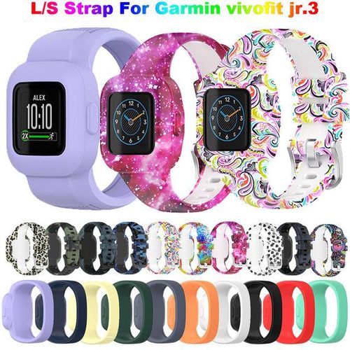 Silicone Watchband For Garmin Vivofit Jr 3 Smart Watch Wristband Replacement Bracelet For Garmin Fit Jr 3 Belt Strap Adjustable