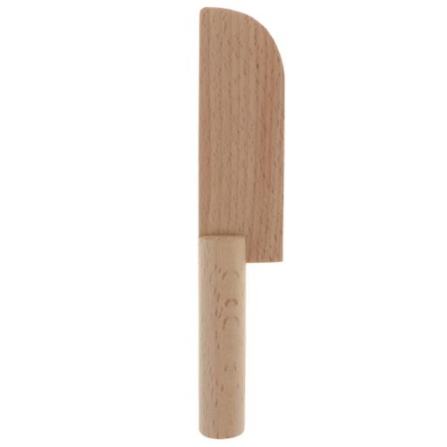 Natural Solid Wooden Kitchenware Utensils Cookware Kid Pretend Play