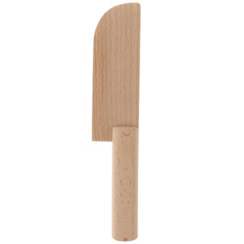 Natural Solid Wooden Kitchenware Utensils Cookware Kid Pretend Play