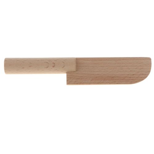 Natural Solid Wooden Kitchenware Utensils Cookware Kid Pretend Play