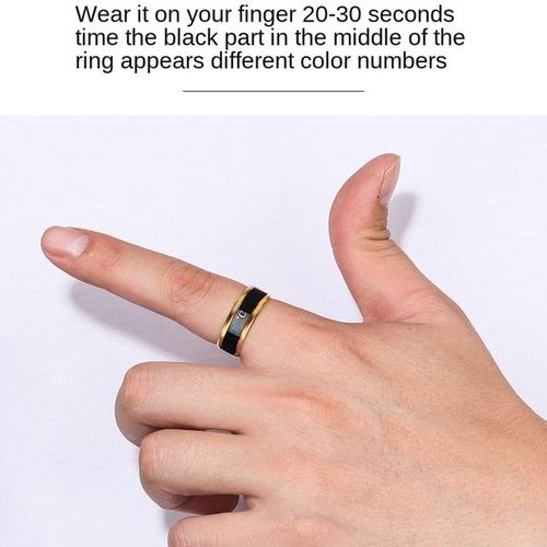 Smart Temperature Ring Automatic Colour Changing Ring Body Temperature Monitoring 2022new Accessories For Men And Women