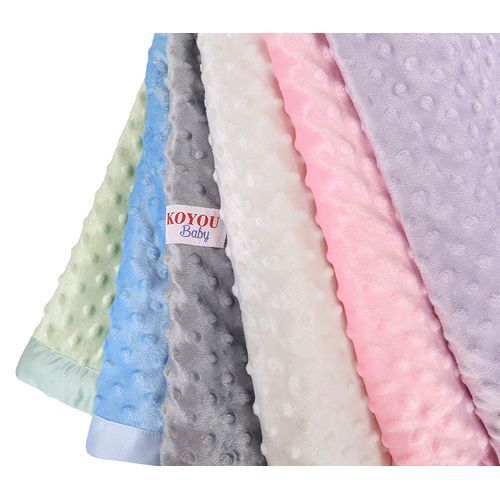 Baby's Soft And Comfortable Pink Throw Blanket -Cream Multiple  Designs