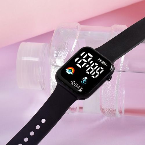 Electronic Watch Kids LED Digital Sports Watch-Black