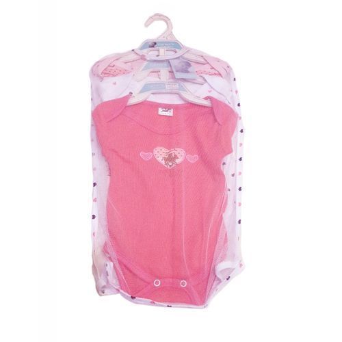 Hayden 3 Pack Short Sleeve Bodysuits  And 3Pack Overalls- Multicolor
