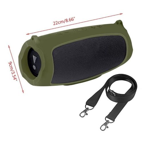 1x Silicone Protective Skin With Strap Sleeve Cover For -Jbl Charge 5 Bluetooth-Compatible Speaker K1kf