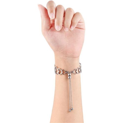 Heart Stainless Steel Strap For Watch Band Se 6 5 4 Iwatch Series 6 3 Bands 44/38mm Women's Jewelry Belt Bracelet Fhx-13bd