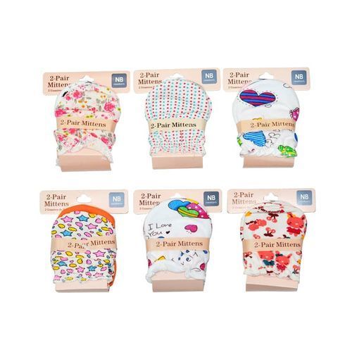6 Pairs Mittens Hand Gloves For Baby Girl