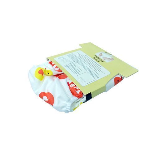 Kid's  Re-Useable Diaper - White,Yellow