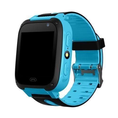 T8 Children Kids Waterproof Location Tracker Camera Smart Phone Wrist WatchBlue