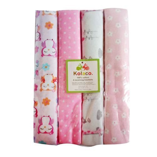 Baby Recieving Sheets, 4pcs - Multicolor