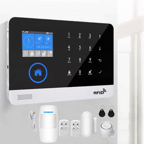 Home Burglar Alarm System US Adapter Versatile Modes  A