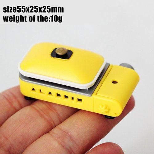 112 MIniature Outdoor Barbecue Stove, Yellow, Round