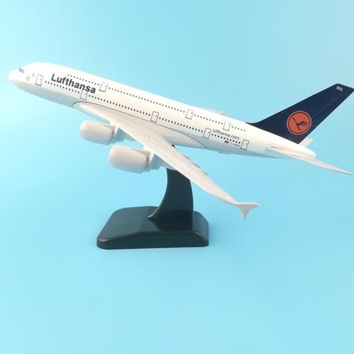 German Air Lufthansa Airways Boeing 747 20cm Metal Alloy Plane Model B747 400 Airlines Airplane Model w Stand Aircraft Toys