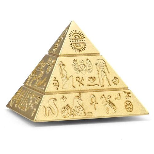 Metal Egyptian Pyramid Fidget Spinner Cool Gadgets Toy For Desk Stress Relief For Adults Autism ADHD Anxiety