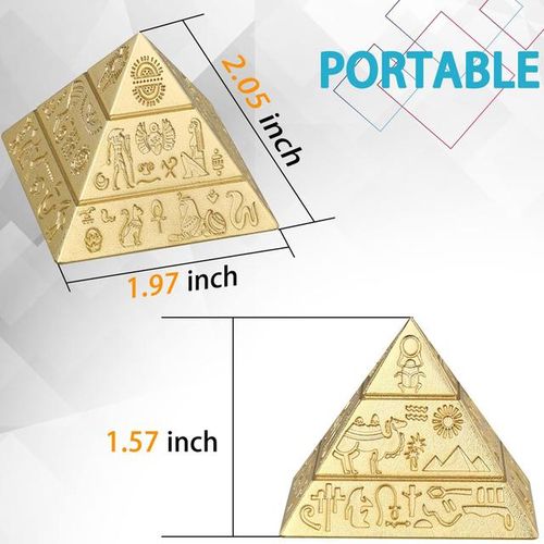 Metal Egyptian Pyramid Fidget Spinner Cool Gadgets Toy For Desk Stress Relief For Adults Autism ADHD Anxiety