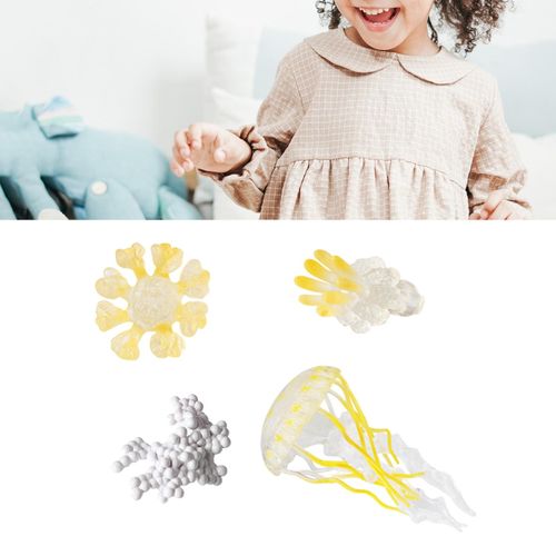 Jellyfish Growth Cycle Teaching Tools Biology Model Yellow
