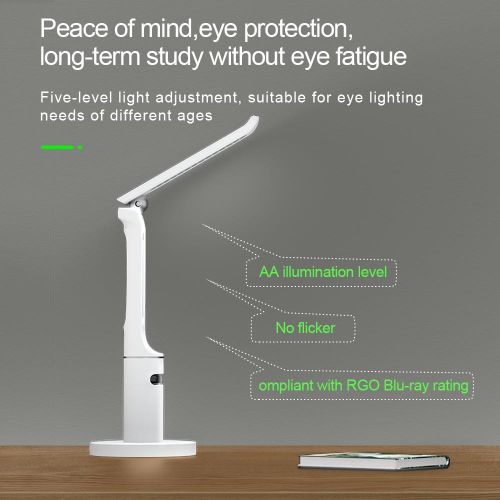 Smart WiFi Student Study Reading Desk Table LED Lamps Light Security Camera Baby Monitor Nightlight for Parents Remote Tutoring