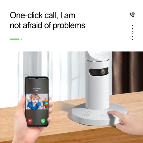 Smart WiFi Student Study Reading Desk Table LED Lamps Light Security Camera Baby Monitor Nightlight for Parents Remote Tutoring