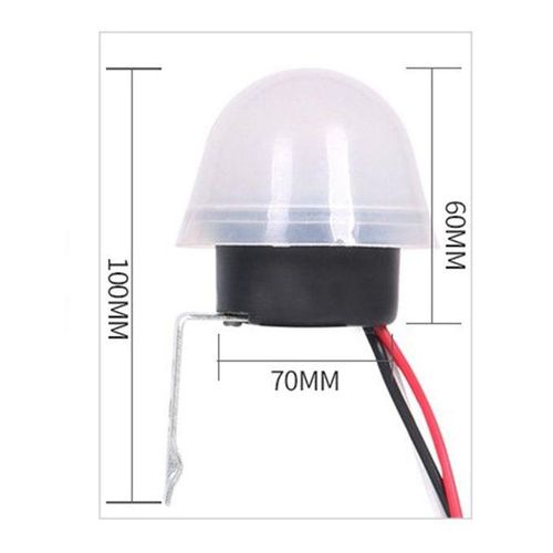 Automatic Auto on Off Photocell Street Light Switch DC AC 220V 50-60Hz 10A Photo Control Photo Switch Sensor Switch 2Pcs