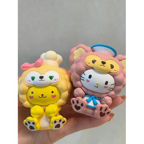 Hot Sanrio 5cm Figure Blind Box Model Toys Hello Kitty Cross Dress My Melody Anime Melody Kuromi Pvc Action Collection Gifts